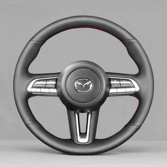 Steering Wheel Cover wrap for Mazda CX-30 CX30 2019-2020 Mazda 3 Axela 2019-2020