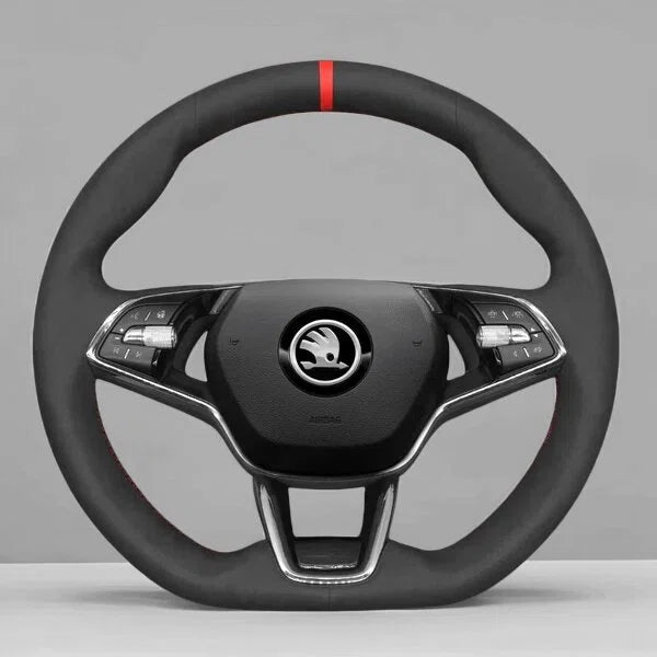 Steering Wheel Cover Wrap for Skoda | Octavia VRS Fabia 2021-2024