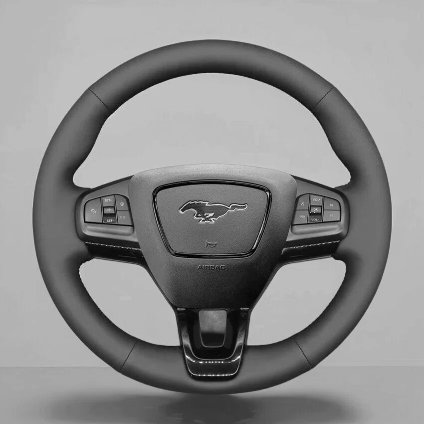 Steering Wheel Cover Wrap for Ford Mustang Mach-E 2021-2025