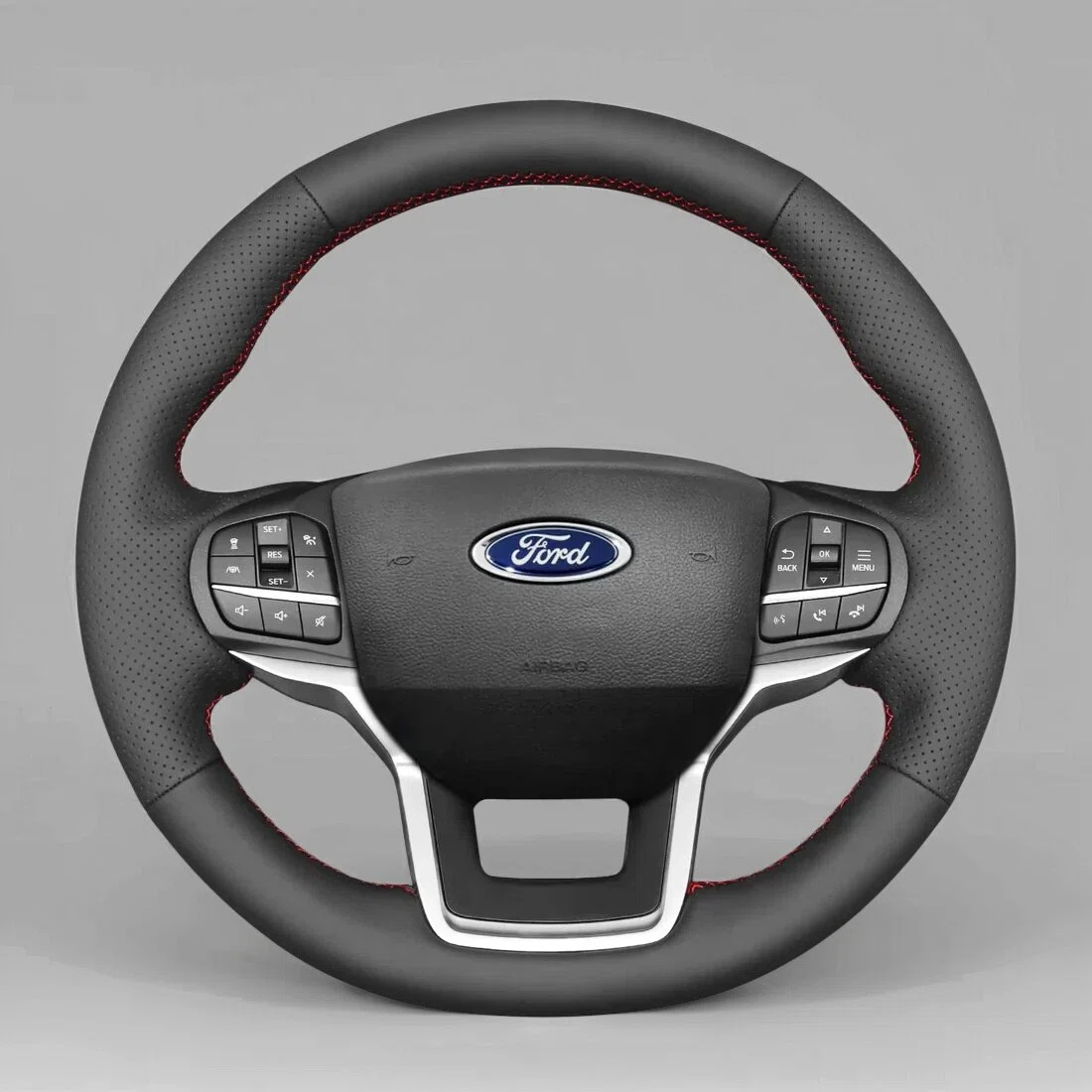 Steering Wheel Cover Wrap for Ford Explorer 2020-2024