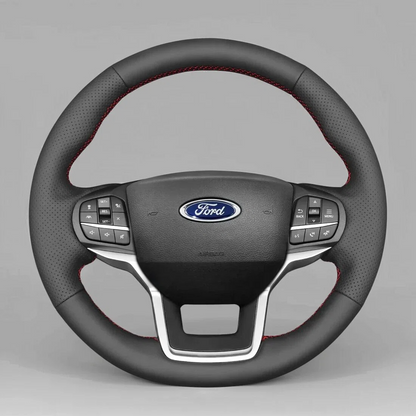 Steering Wheel Cover Wrap for Ford Explorer 2020-2024