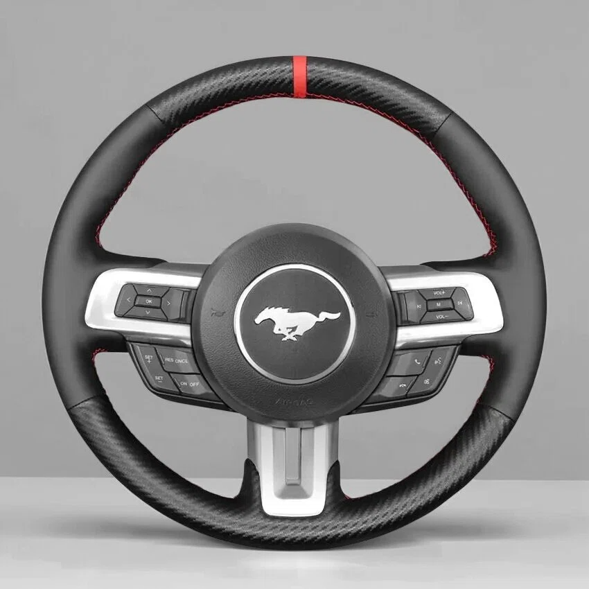 Steering Wheel Cover wrap for Ford Mustang 2015-2024