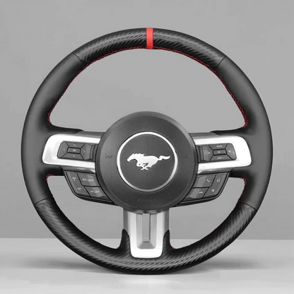 Steering Wheel Cover wrap for Ford Mustang 2015-2024
