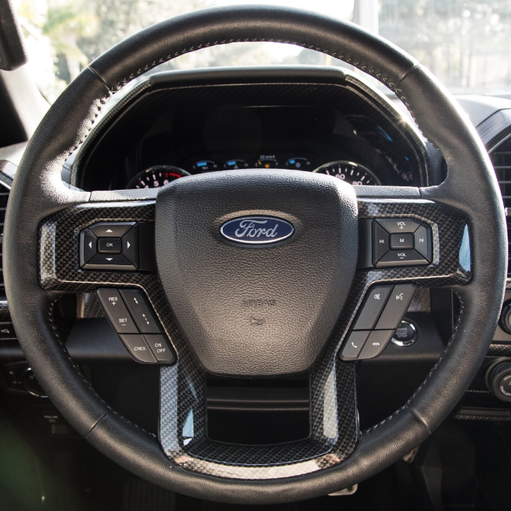 Steering Wheel Cover wrap for Ford F-150 F150/ F-250 F250/ F-350 F350/ F-450 F450/ Expedition