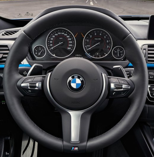 Steering Wheel Cover wrap for BMW M Sport F30 F31 F34 F10 F11 F07 / F12 F13 F06 X3 F25 X4 F26 X5 F15