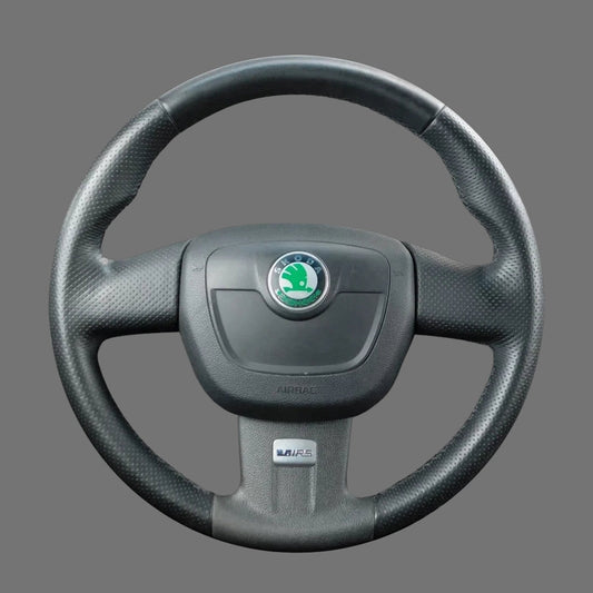Steering-Wheel-Cover-For-Skoda-Fabia-Octavia-RS-2010-2014