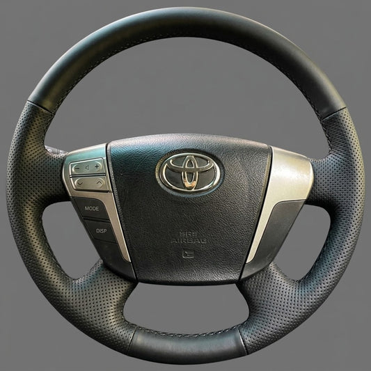 Steering Wheel Cover Wrap for Toyota Vellfire Crown 2010-2014