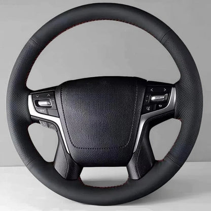 Steering Wheel Cover Wrap for Toyota Land Cruiser Prado 150 Series 200 Series Crown 2013-2024
