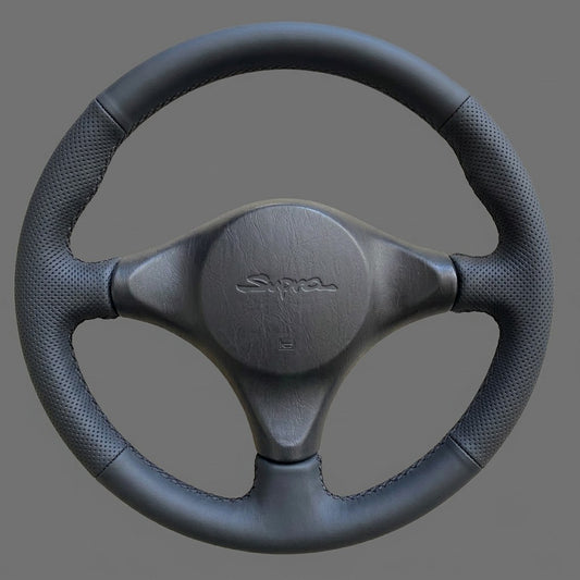 Steering Wheel Cover Wrap for Toyota GR Supra MK4 MKIV JZA80 1993 1994 1995